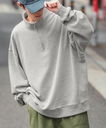 【SIDEWAY STANCE】ハーフジップ スウェット トレーナー