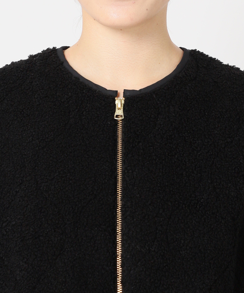 Traditional Weatherwear(トラディショナルウェザーウェア)の「【TRADITIONAL WEATHERWEAR 】別注 BOA SHORT ブルゾン(ブルゾン・レディース・ホワイト系その他/ブラック・FREE)」の9枚目の写真