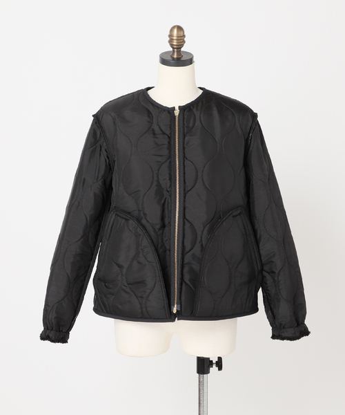 Traditional Weatherwear(トラディショナルウェザーウェア)の「【TRADITIONAL WEATHERWEAR 】別注 BOA SHORT ブルゾン(ブルゾン・レディース・ホワイト系その他/ブラック・FREE)」の15枚目の写真