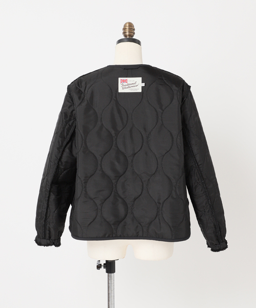 Traditional Weatherwear(トラディショナルウェザーウェア)の「【TRADITIONAL WEATHERWEAR 】別注 BOA SHORT ブルゾン(ブルゾン・レディース・ホワイト系その他/ブラック・FREE)」の16枚目の写真