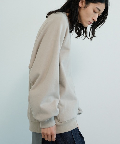 PUBLIC TOKYO（パブリックトウキョウ）の「極　リラックスプルオーバースウェット（スウェット・メンズ・グレー/ベージュ/ブラック/ダークグレー・1/2/3）」の6枚目の写真