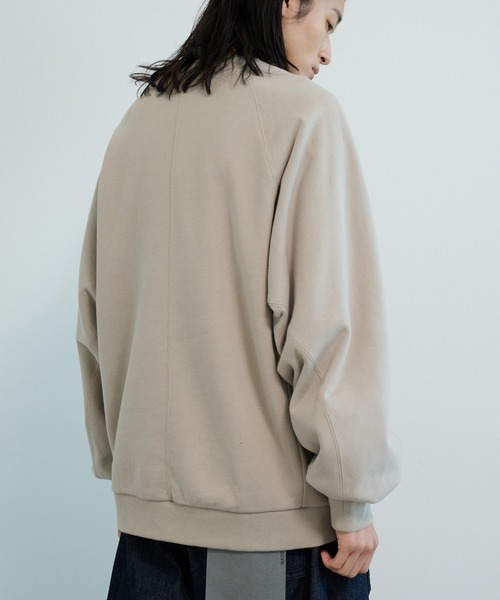 PUBLIC TOKYO（パブリックトウキョウ）の「極　リラックスプルオーバースウェット（スウェット・メンズ・グレー/ベージュ/ブラック/ダークグレー・1/2/3）」の7枚目の写真