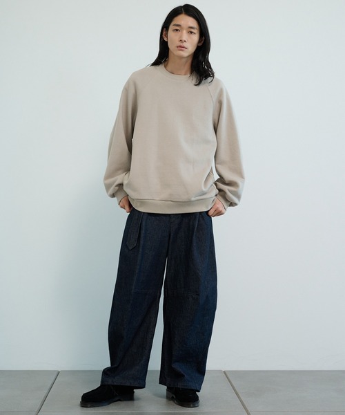 PUBLIC TOKYO（パブリックトウキョウ）の「極　リラックスプルオーバースウェット（スウェット・メンズ・グレー/ベージュ/ブラック/ダークグレー・1/2/3）」の8枚目の写真