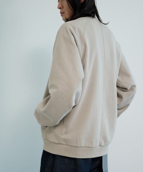 PUBLIC TOKYO（パブリックトウキョウ）の「極　リラックスプルオーバースウェット（スウェット・メンズ・グレー/ベージュ/ブラック/ダークグレー・1/2/3）」の10枚目の写真