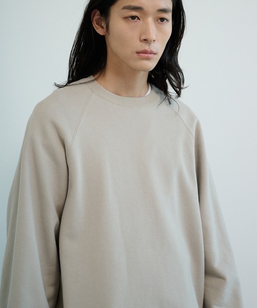 PUBLIC TOKYO（パブリックトウキョウ）の「極　リラックスプルオーバースウェット（スウェット・メンズ・グレー/ベージュ/ブラック/ダークグレー・1/2/3）」の11枚目の写真