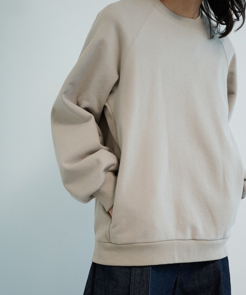 PUBLIC TOKYO（パブリックトウキョウ）の「極　リラックスプルオーバースウェット（スウェット・メンズ・グレー/ベージュ/ブラック/ダークグレー・1/2/3）」の12枚目の写真