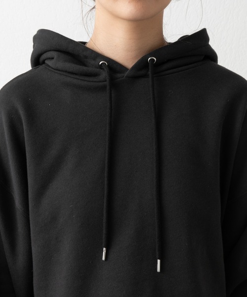 COLONY 2139（コロニートゥーワンスリーナイン）の「裏毛ショート丈フーディー（パーカー・レディース・グレー/オフホワイト/ブラック・FREE）」の20枚目の写真