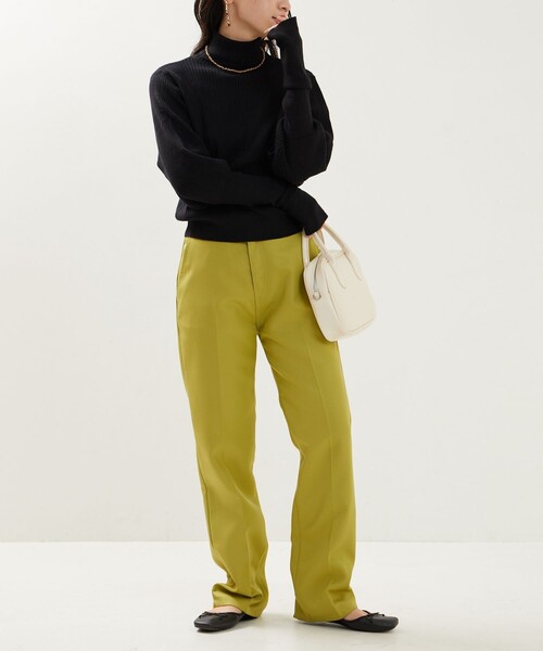 FREAK'S STORE（フリークスストア）の「限定展開　パフスリーブ ハイネック ニット（ニット/セーター・レディース・ベージュ/ブラック/オフホワイト/グリーン/その他13・ﾌﾘ-）」の19枚目の写真