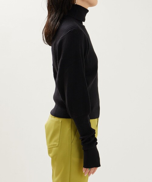 FREAK'S STORE（フリークスストア）の「限定展開　パフスリーブ ハイネック ニット（ニット/セーター・レディース・ベージュ/ブラック/オフホワイト/グリーン/その他13・ﾌﾘ-）」の13枚目の写真