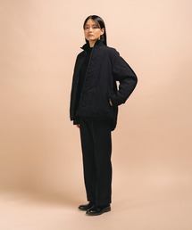 LAVENHAM(xn)HIGHNECK RIB JACKET WOMENS / nClbN u WPbg EBY(̑AE^[)