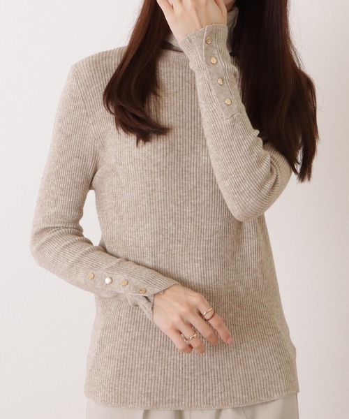 SEVEN TEN 定価3.1万 ベーシックタートルニットプルオーバー イエロー SEVEN TEN 定価3.1万 ベーシックタートルニットプルオーバー