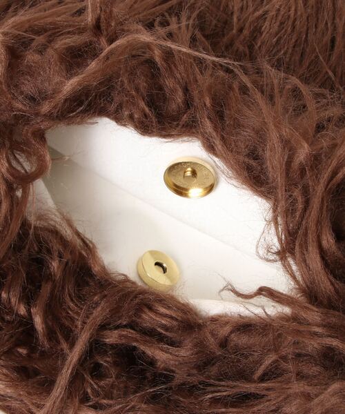 anap mimpi（アナップミンピ）の「シャギーファー ハート ショルダーバッグ（ショルダーバッグ・レディース・ブラウン/ベージュ・FREE）」の16枚目の写真