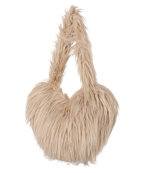 anap mimpi（アナップミンピ）の「シャギーファー ハート ショルダーバッグ（ショルダーバッグ・レディース・ブラウン/ベージュ・FREE）」の12枚目の写真