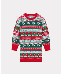 KENZO（ケンゾー）の「'Festive' ニット セーター ドレス（ワンピース・キッズ）」
