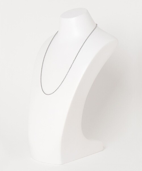 fredy emue(フレディエミュ)の「ステンレススクリューチェーンネックレス ロング(ネックレス・レディース・シルバー/ゴールド・FREE)」の8枚目の写真