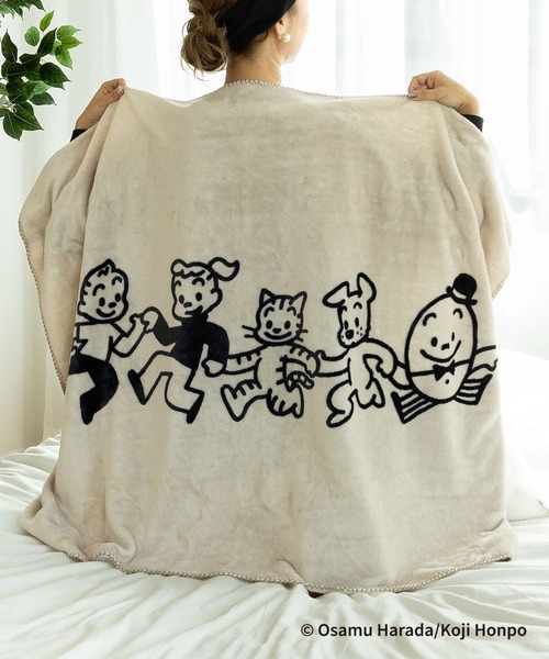 ameri vintage ノベルティ♡大判ブランケット/ラグ LEPSIM（レプシィム）の「【OSAMU GOODS×LEPSIM】ブランケット 987225