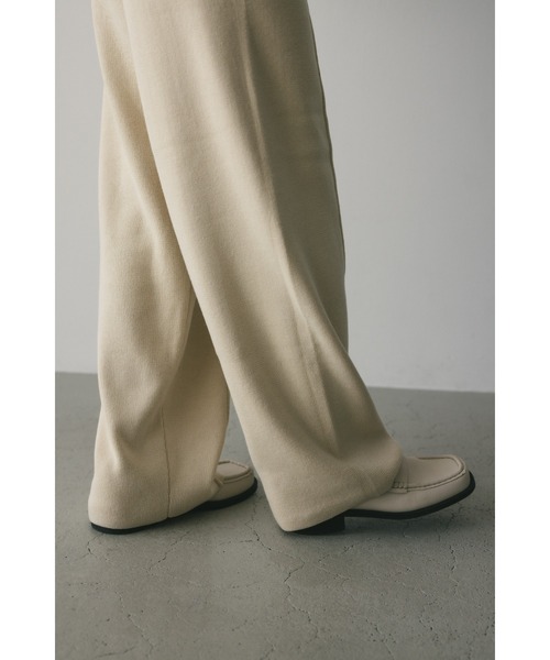 STYLEMIXER（スタイルミキサー）の「ウエストレイヤードニットパンツ（その他パンツ・レディース・グレー/アイボリー/ブラック・MEDIUM/SMALL）」の12枚目の写真