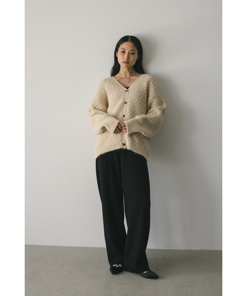 STYLEMIXER（スタイルミキサー）の「ウエストレイヤードニットパンツ（その他パンツ・レディース・グレー/アイボリー/ブラック・MEDIUM/SMALL）」の17枚目の写真