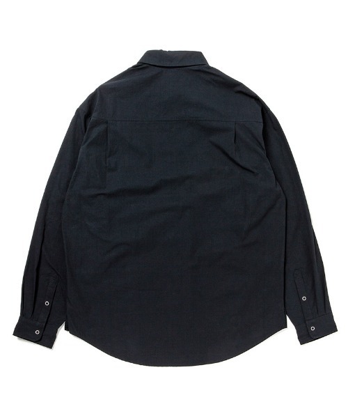 430（フォーサーティ）の「ms5515-L-S SAFARI PULLOVER SHIRT シャツ（シャツ/ブラウス・メンズ・ブラック/ダークベージュ/ライトグレー・0/1/2/3）」の6枚目の写真