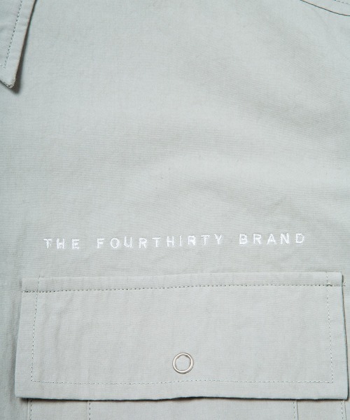 430（フォーサーティ）の「ms5515-L-S SAFARI PULLOVER SHIRT シャツ（シャツ/ブラウス・メンズ・ブラック/ダークベージュ/ライトグレー・0/1/2/3）」の11枚目の写真