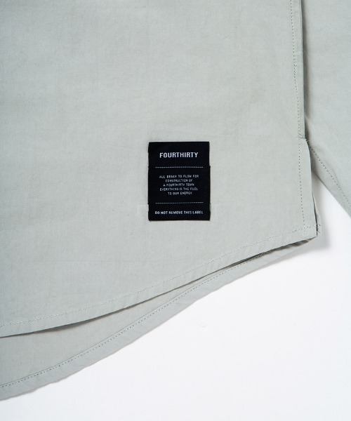 430（フォーサーティ）の「ms5515-L-S SAFARI PULLOVER SHIRT シャツ（シャツ/ブラウス・メンズ・ブラック/ダークベージュ/ライトグレー・0/1/2/3）」の13枚目の写真