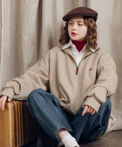 MUHET（ミュエータ）の「ハーフジップスウェット（スウェット）」 - WEAR
