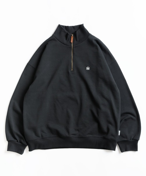 【完売】machatt ハーフジップスウェット　ネイビー KIDS】ハーフジップスウェット（ネイビー） | MACHATT ONLINE STORE