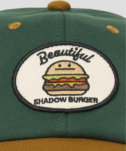 Design Tshirts Store graniph（デザイン　ティーシャツ　ストア　グラニフ）の「FRUIT OF THE LOOM× graniph SHADOWBURGER SWEAT CAP（キャップ・メンズ・グリーン・FREE）」の7枚目の写真