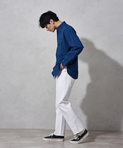Levi's（リーバイス）の「【LEVI’S(R)/リーバイス(R)】別注 501(R)  WHITE L28（デニムパンツ・メンズ・ホワイト・29/36/31/30/28/38/34/32/33）」の7枚目の写真