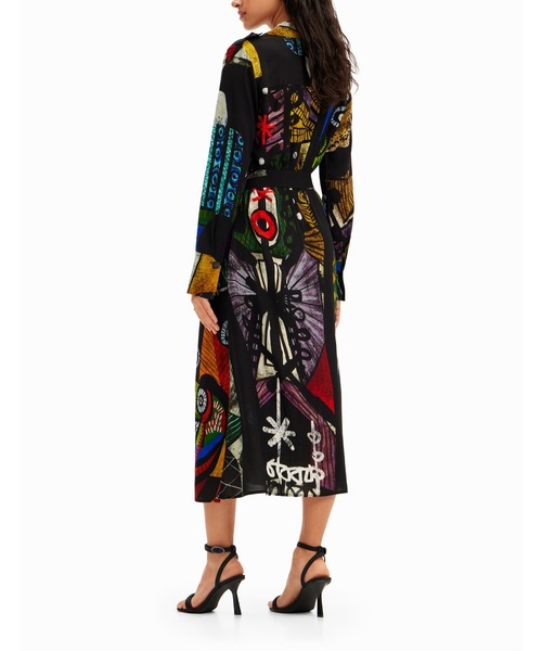デシグアルDesigual M.ChristianLacroix ワンピース セール】M. Christian Lacroix ミディシャツワンピース