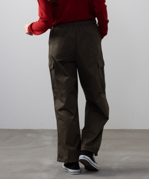 NAVY（ネイビー）の「NAVY 6ポケット カーゴパンツ（カーゴパンツ・レディース・カーキ/ライトインディゴブルー/ブラック・M/L）」の8枚目の写真