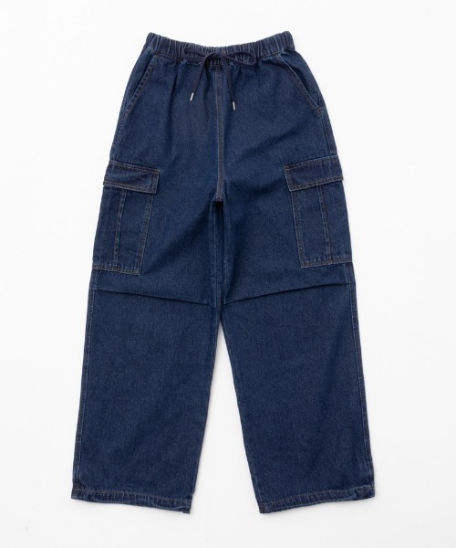NAVY（ネイビー）の「NAVY 6ポケット カーゴパンツ（カーゴパンツ・レディース・カーキ/ライトインディゴブルー/ブラック・M/L）」の11枚目の写真