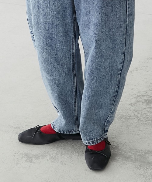 BONLECILL（ボンルシール）の「【シューズバッグ付き】アソートポータブルリボンバレエシューズ（バレエシューズ・レディース・アイボリー/ブラック/ブラック系1/レッド・XL/L/M/S）」の22枚目の写真