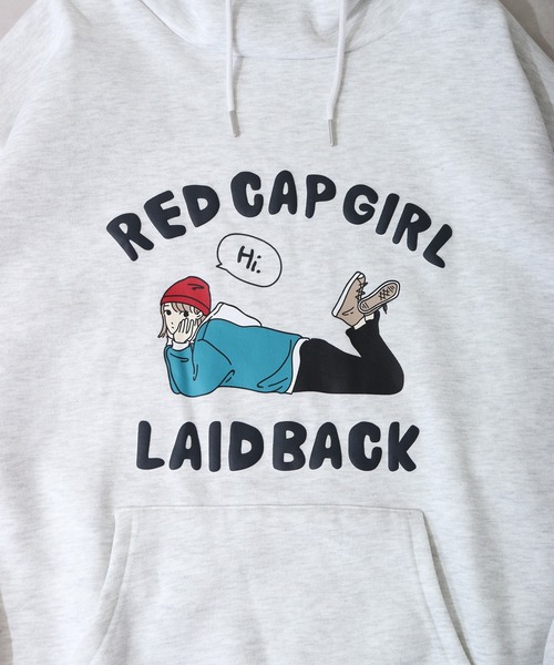 Red Cap Girl(レッドキャプガール)の「REDCAPGIRL 裏起毛 ハイネック 発砲プリント プルオ-バ-(その他トップス・メンズ・アッシュグレー/ダークグレー・M/L)」の20枚目の写真