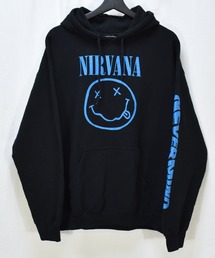 NIRVANA スウェットパーカー プルオーバー 公式 Amazon.co.jp: [ROCK OFF] Nirvana パーカー イエロー Smile