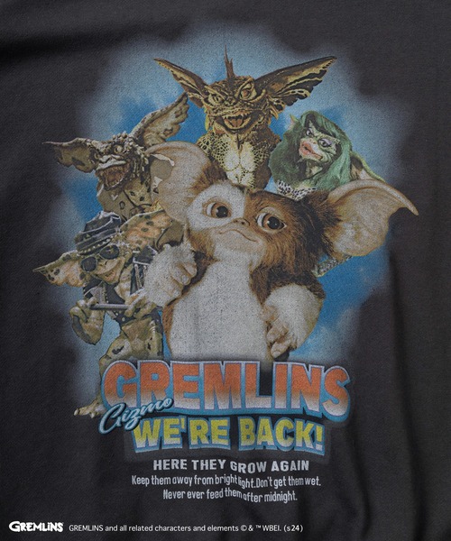 make a ray!(メイク ア レイ!)の「【GREMLINS/グレムリン】ムービーポスター オマージュデザイン ギズモBIGプリント ヴィンテージライク クルーネックスウェット/裏毛(スウェット・メンズ・ライトブルー/ヘザーグレー/チャコールグレー/アッシュグレー/ダークグリーン/スミクロ・M/L/XL)」の17枚目の写真