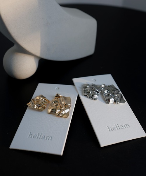 hellam(へラム)の「バンプリボンピアス(ピアス(両耳用)・レディース・シルバー/ゴールド・FREE)」の6枚目の写真