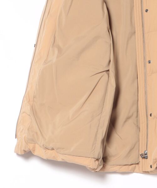 REAL CUBE（リアルキューブ）の「ファー取り外し可能！ミドル丈ダウンコート（ダウンジャケット/コート・レディース・ベージュ/テラコッタ・M）」の5枚目の写真