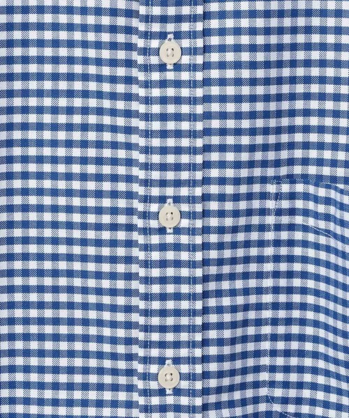 GLOBAL WORK（グローバルワーク）の「イージーケアオックス/バンドカラーシャツ/975735（シャツ/ブラウス・メンズ・ホワイト/ブルー系その他5/グレー・MEDIUM/LARGE/SMALL/X-LARGE）」の18枚目の写真