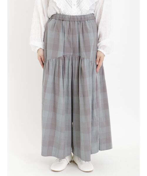 Samansa Mos2（サマンサ モスモス）の「柄アソート切替ハカマパンツ（その他パンツ・レディース・ミント/ベージュ/ブラック/グレー・F）」の22枚目の写真