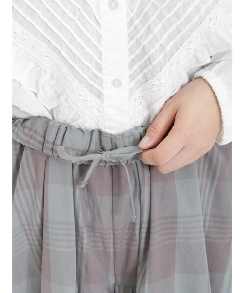 Samansa Mos2（サマンサ モスモス）の「柄アソート切替ハカマパンツ（その他パンツ・レディース・ミント/ベージュ/ブラック/グレー・F）」の15枚目の写真