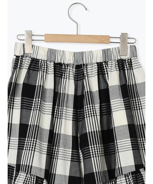 Samansa Mos2（サマンサ モスモス）の「柄アソート切替ハカマパンツ（その他パンツ・レディース・ミント/ベージュ/ブラック/グレー・F）」の7枚目の写真