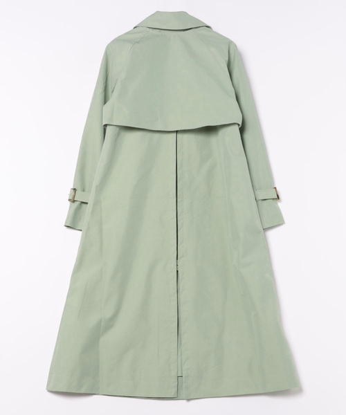Three Four Time(スリーフォータイム)の「シャンブレー3WAYトレンチコート(トレンチコート・レディース・グリーン/ベージュ・FREE)」の3枚目の写真