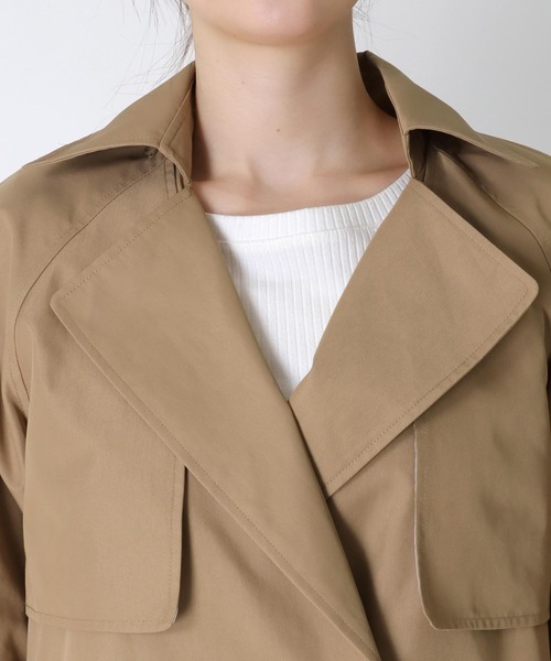 【セール】シャンブレー3WAYトレンチコート（トレンチコート）｜Three Four Time（スリーフォータイム）