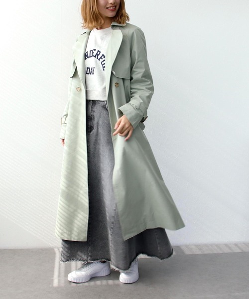 【セール】シャンブレー3WAYトレンチコート（トレンチコート）｜Three Four Time（スリーフォータイム）