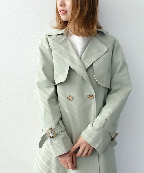 【セール】シャンブレー3WAYトレンチコート（トレンチコート）｜Three Four Time（スリーフォータイム）