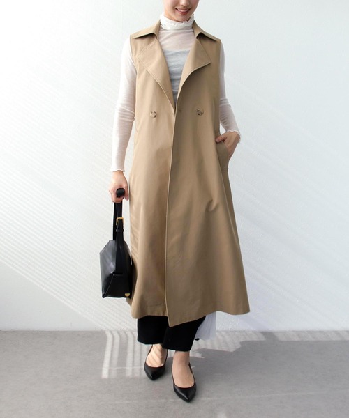 【セール】シャンブレー3WAYトレンチコート（トレンチコート）｜Three Four Time（スリーフォータイム）