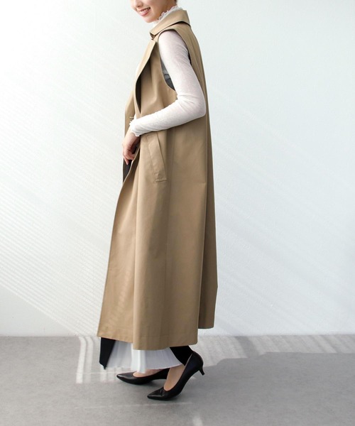 【セール】シャンブレー3WAYトレンチコート（トレンチコート）｜Three Four Time（スリーフォータイム）