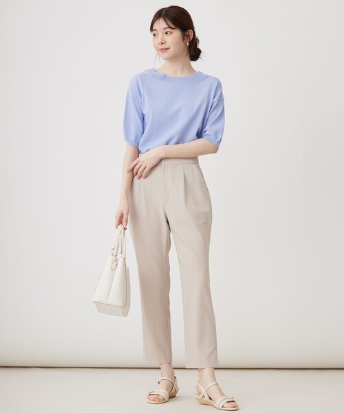 ANY SIS(エニィスィス)の「【WEB・一部店舗限定】楽々ビューティースティック パンツ(その他パンツ・レディース・アイボリー系/黄土色系/ブラック系・4)」の9枚目の写真