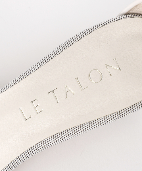 LE TALON（ルタロン）の「5cmホソストラップサンダル（サンダル・レディース・ボルドー/オートミール・22.5cm/23cm/23.5cm/24cm/24.5cm/21.5/22cm/25cm/25.5cm）」の10枚目の写真